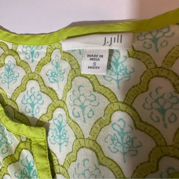 J. Jill split neck tunic top - Picture 2 of 8